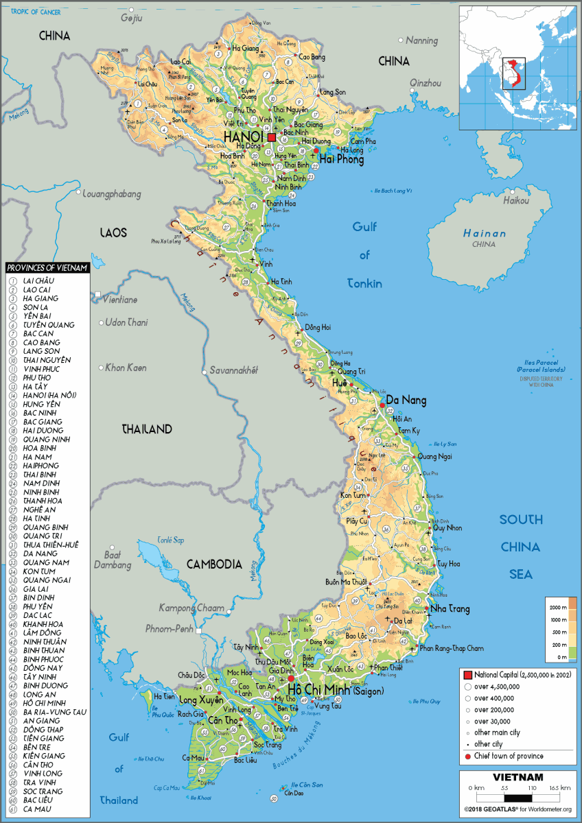 Vietnam Map